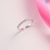 Nhẫn bạc nữ bản nhỏ đính đá đẹp NN0185 - Trang Sức TNJ thumbnail