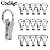 ☏✠ 5pcs Metal Snap Hook Trigger Lobster Clasp Clip Keychain Spring O Ring Key Holder for Bag Straps Belt Webbing DIY Keyring Crafts