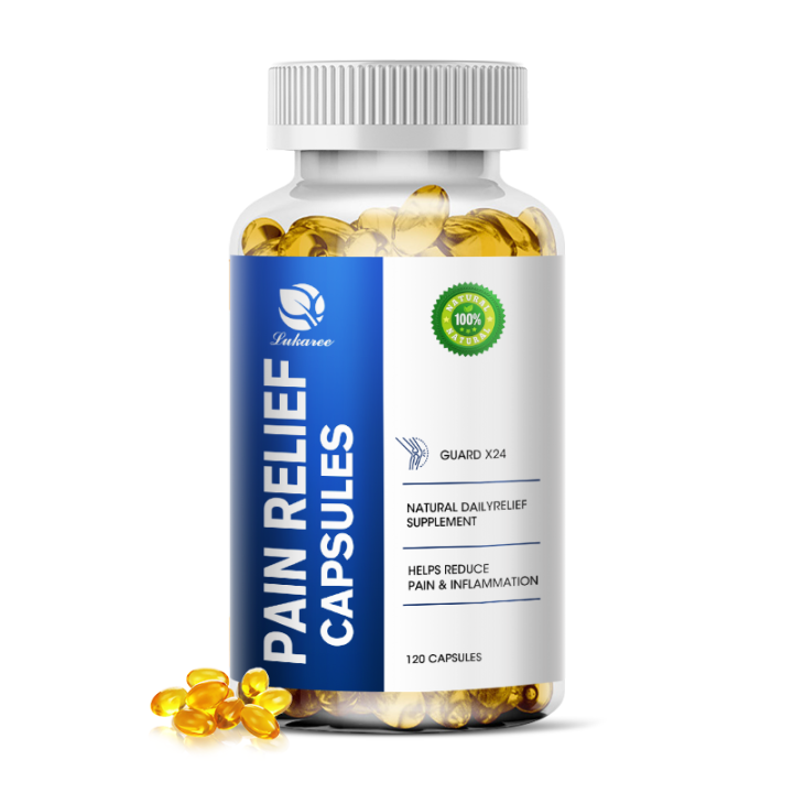 Pain Relief Capsules with Omega for Reduce Joint Muscle Pain