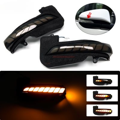 ♗ For Toyota Hilux Revo Rocco Rogue Fortuner Innova SW4 2016-2023 Dynamic Turn Signal Light LED Side Mirror Sequential Indicator Blinker Lamp