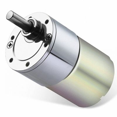 DC 12V 30RPM Gear Motor High Torque Electric Mini Speed Reduction Geared Motor Eccentric Output Shaft 37mm Gearbox