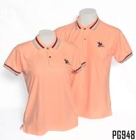 เสื้อโปโลผู้หญิง สีโอรส PG948