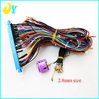 10 Jamma Harness With 5 6 Action Button Wires Jamma 28 Pin Cable For Vedio CGA Arcade PCB Board Game Machine Cabinet DIY