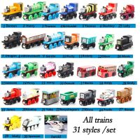 Thomas And Friends รางรถไฟไม้รถไฟ31ชิ้น/ชุดของเล่นเด็กสุดพิเศษสำหรับของขวัญวันเกิดเด็กผู้หญิง