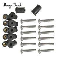 【CW】 Durable 12Pc M4/5/6 Rubber Screw for Kayak Canoe Inflatable Fishing Boat Dinghy Acc