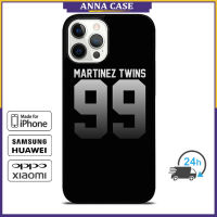 Martinez Twins 99 Phone Case for iPhone 14 Pro Max / iPhone 13 Pro Max / iPhone 12 Pro Max / XS Max / Samsung Galaxy Note 10 Plus / S22 Ultra / S21 Plus Anti-fall Protective Case Cover