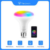 [HOT QQZIWWUJJWG 104] Teckin สมาร์ท WiFi หลอดไฟ LED RGB Multicolor สำหรับ Alexa Google Home หรี่แสงได้ Timing 13วัตต์1300L 6500พัน E26 LED สมาร์ทแสงโคมไฟหลอดไฟ