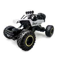 รถบังคับวิทยุ Rock Crawler RC Buggy ตัวถังอัลลอย ตัวรถขนาดใหญ่ อัตราส่วน 1/12 ใช้คลื่น 2.4 G - Flytec 6026 สีเงิน