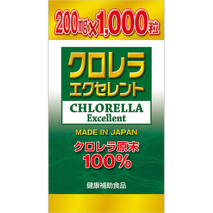 MK Chlorella Excellent 1000 capsules Green Juice and Chlorophyll 小球藻
