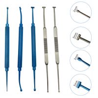 NEW Double Ended  Titanium Scleral Depressor  Stainless Steel Surgical Ophthalmic Surgical Instrument