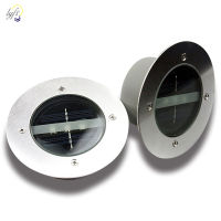 Outdoor Lighting Solar Powered Panel LED Floor Lamps Deck Light 3 LED Underground Light Garden Pathway Spot Lights