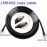 LMR400 Coaxial Cable SMA Female Jack To SMA Male Plug Connector SMA male to SMA Female crimp for LMR-400 Pigtail Antenna Radio