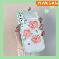 เคส JIUMOO สำหรับ VIVO S1เคสเลนส์หลายสีลายดอกไม้มุกแวววาวเคสมือถือกันตกเคสทนต่อการขีดข่วน