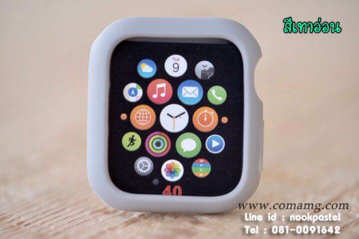 เคสยางซีลีโคน-สำหรับนาฬิกาสมาร์วอทช์-apple-watch