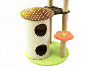 Cat condo คอนโดแมว บ้านดอกเห็ด 68x68x109 cm ST200224-9