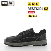 [รับประกัน 3 เดือน] Safety Jogger รุ่น BESTGIRL S3 รองเท้าเซฟตี้หนัง ผู้หญิง หุ้มส้น หัวเหล็ก พื้นกันน้ำมัน พื้นกันทะลุ