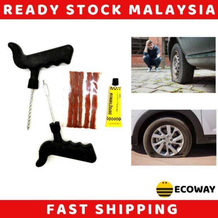 Vehicle Car Tire Puncture Repair Kit Tyre Lazada