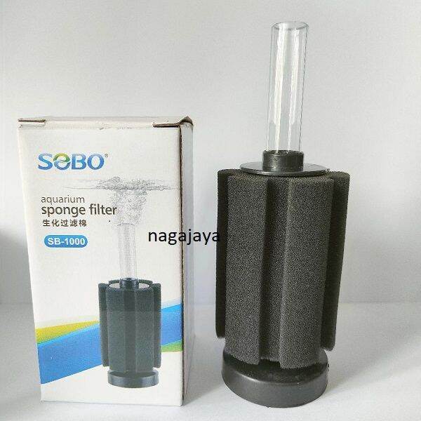 Sponge filter bio foam filter aquarium ikan hias sobo sb 1000 sponge