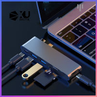 Type-C Hub Notebook MacBook Pro All-In-One Docking Station Adapter 6-In-1 USB3.0 Thunderbolt Connector Cable Thunderbolt Port Tf/sd Card Slot Adapter Splitter Splitter