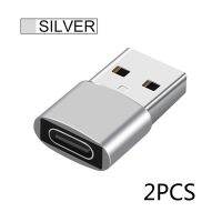 2pcs USB C Adapter OTG Type C to USB Adapter Type-C OTG Adapter Cable For iPhone 12 Pro Max For airpods 1 2 3 phone USB Adapters