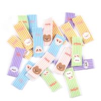 50pcs Lovely Animals Embroidery Label For Kids Clothes Sewing Accessories Handmade Materials DIY Crafts Washable Tags 41x15mm Labels