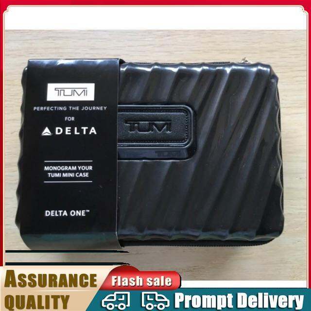 Authentic Tumi Delta Airlines Business Class Travel Kit Amenity Pouch