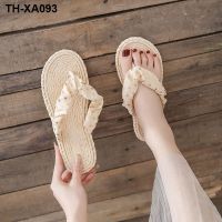 New seaside summer resort web celebrity ins the outside girl heart cool sandals flip-flops fashionable