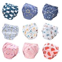 6 Layer Waterproof Reusable Cotton Baby Training Pants Infant Shorts Underwear Cloth Baby Diaper Nappies Panties Nappy Changing