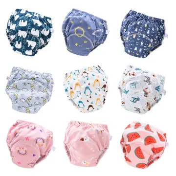 Hot 6 Layer Waterproof Reusable Cotton Baby Training Pants Infant