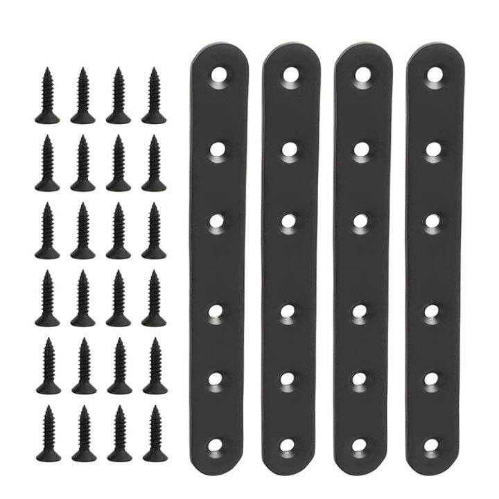 [Cashback]Flat Straight Bracket Stainless Steel Mending Plate for Wood