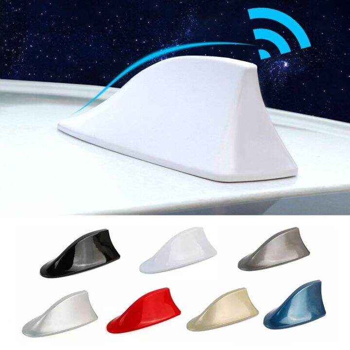 Car Roof Radio Antenna Cover Car Shark Fin Antenna Tape Base Designed