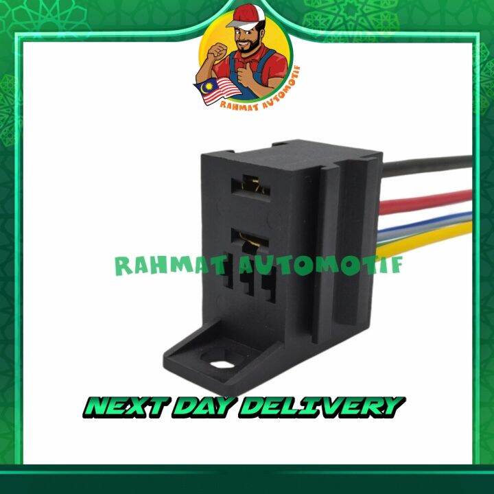 Proton Wira Waja Universal Denso Lamp Relay Socket with Bracket 4 & 5