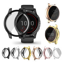 ป้องกันสำหรับ Garmin Venu 2 / 2S Protector ปลอกคอกันสุนัขเลียนุ่มเคส TPU สำหรับ Garmin Vivoactive 4 S / 4 Smartwatch กรณี