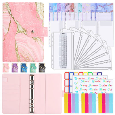 3D Starring Notebook Budget Notebook A6 Planner Money Saving Planner Zippered Cash Envelopes Budgeting Binder Budgeting Stickers 3D Starring Notebook Sky Budget Binder A6 Money Saver Planner Notebook With Cash Envelopes