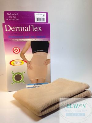 Dermaflex Support For Abdominal and Hip เดอร์มาเฟล็กซ์ ซัพพอร์ต สำหรับ สวมพยุ่ง เอวสะโพก เนื้อผ้านุ่ม ใส่สบาย ยืดได้ 4 ทิศทาง