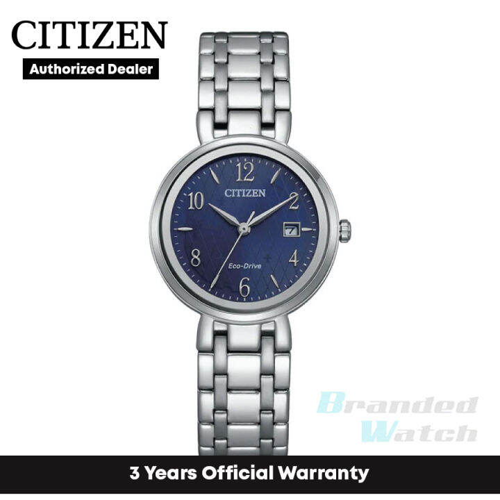 [Official Warranty] Citizen EW269081L Women's EcoDrive Citizen L Blue