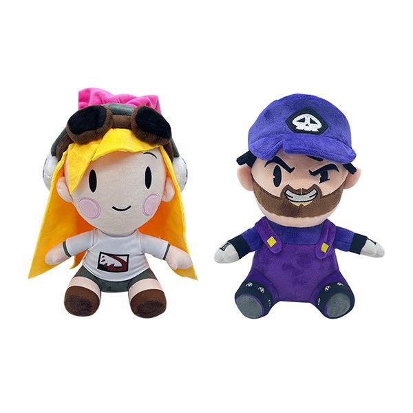 Cross Border New Product SMG PLUSHIE Doll SMG Animation Peripheral Purple Villain Plush Toy