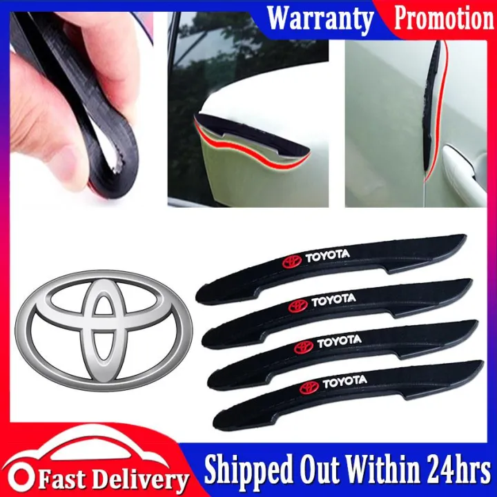 【Toyota】4pcs/set Auto Car Door Guard Edge Corner Protector Guards ...