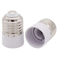 【YD】 2PCS E27 to E14 Lamp Base Led Lighting Screw Bulb Socket Converter Saving Halogen Holder 220V