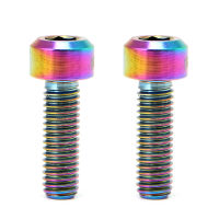 6Pcs M5 * 16มม. สำหรับ Titanium Stem Bolts สำหรับจักรยาน MTB จักรยาน Stem สกรู Fixed Bolt