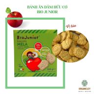 Bánh ăn dặm hữu cơ cho bé BioJunior Organic Vị Táo, hộp 100g - Oh Baby thumbnail