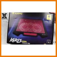 สินค้าขายดี!!! Nubwo NF233 IGRIS Gaming Cooler Pad (สีดำ) ฐานรองพัดลมระบายความร้อนโน๊ตบุ๊ต ใบพัดคู่ 2 ใบ ปรับความสูงได้ ที่ชาร์จ แท็บเล็ต ไร้สาย เสียง หูฟัง เคส ลำโพง Wireless Bluetooth โทรศัพท์ USB ปลั๊ก เมาท์ HDMI สายคอมพิวเตอร์