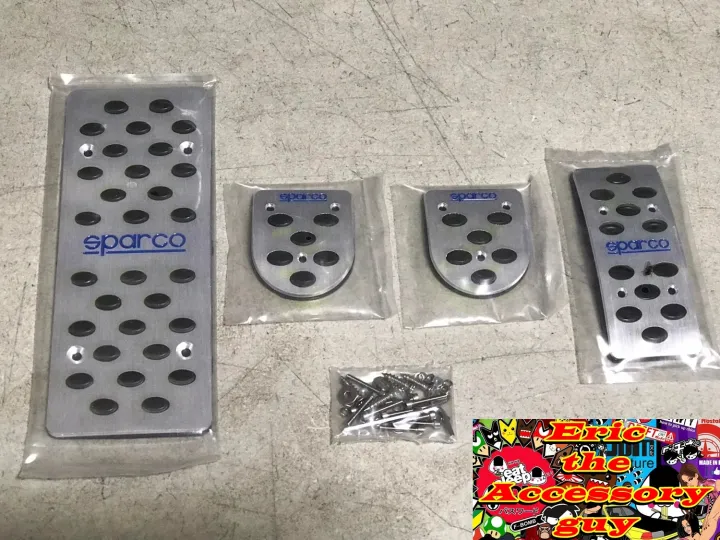 Sparco Aluminum Pedal Pads Non Slip for Manual Lazada PH