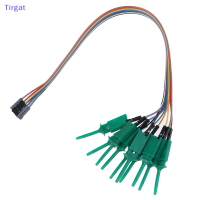 ?【Lowest price】Tirgat 10pcs 300mm ทดสอบ Hook CLIP Logic analyzer CABLE Gripper Probe Test CLAMP