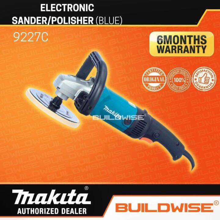 Makita 9227C Electronic Polisher/Sander (Blue)「BUILDWISE®」 Lazada PH