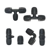 20mm PE Pipe Connector 20mm to 16mm 4/7mm Reducing Garden Hose Splitter Coupling Tee Elbow End Plug Fittings