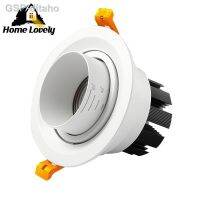 ♈■ ป้องกันการสะท้อนไฟสปอตไลต์ COB Ajustável Para Corredor De Luz Corredor Downlight Embutido Tetto Com ซูม12W