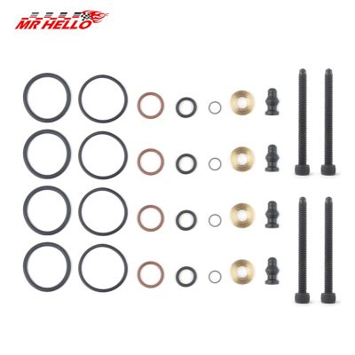 4ชุด Gasketscrew หัวฉีดน้ำมันชุดซ่อมสำหรับโฟล์คสวาเกน/Audi A2 A4 A3/Vw 1.2 1.4 1.9tdi 038103385a 038198051b  1417010997