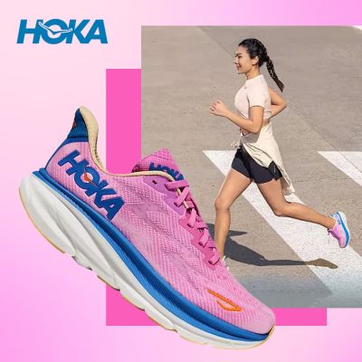 Unisex Hoka Clifton 9 Running Shoes Mens Womens Lightweight Cushioning Marathon Absorption Breathable Highway Trainer Sneakers
