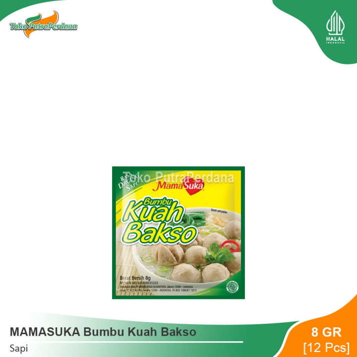 Bumbu Kuah Bakso Sapi Mamasuka 8gr 12 Pcs Lazada Indonesia